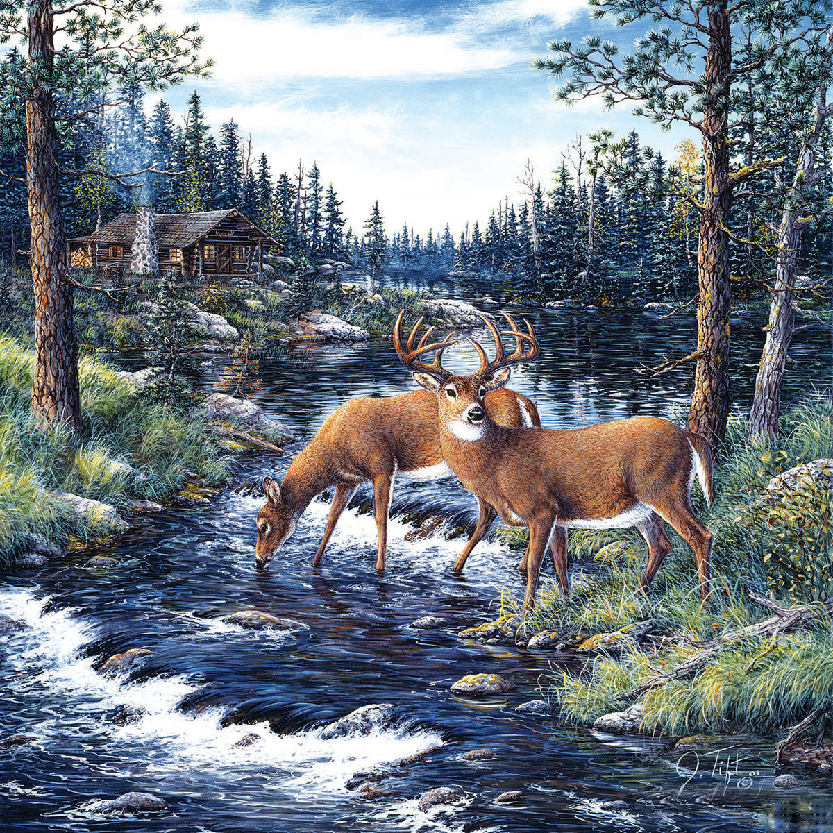 Peaceful Morning 500 pc  Jigsaw Puzzle 36529