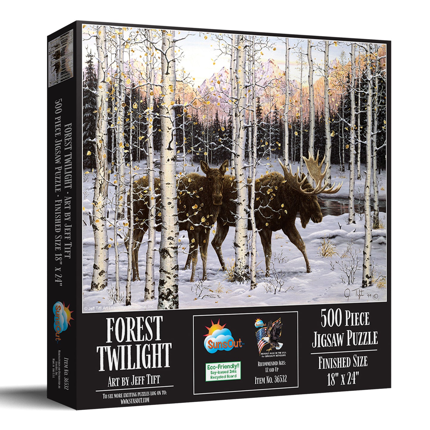 Forest Twilight 500 pc  Jigsaw Puzzle 36532