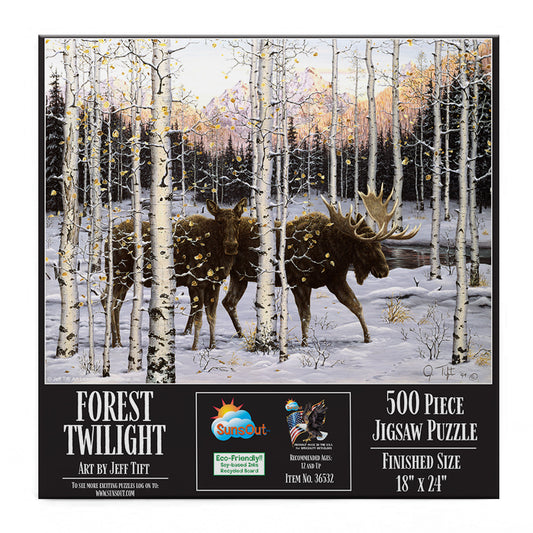 Forest Twilight 500 pc  Jigsaw Puzzle 36532