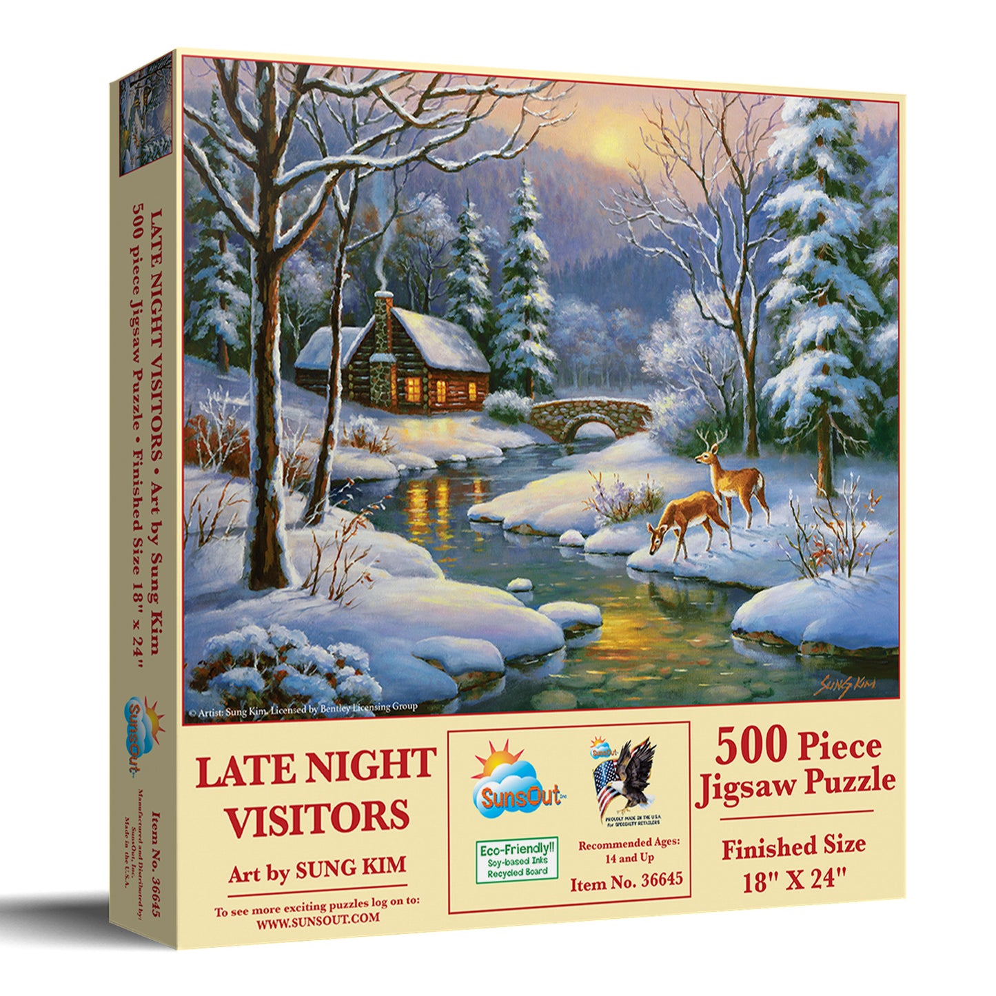 Late Night Visitors 500 pc  Jigsaw Puzzle 36645