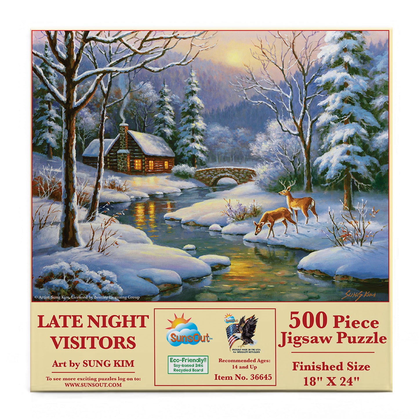 Late Night Visitors 500 pc  Jigsaw Puzzle 36645