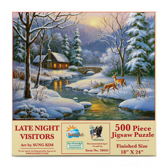 Late Night Visitors 500 pc  Jigsaw Puzzle 36645