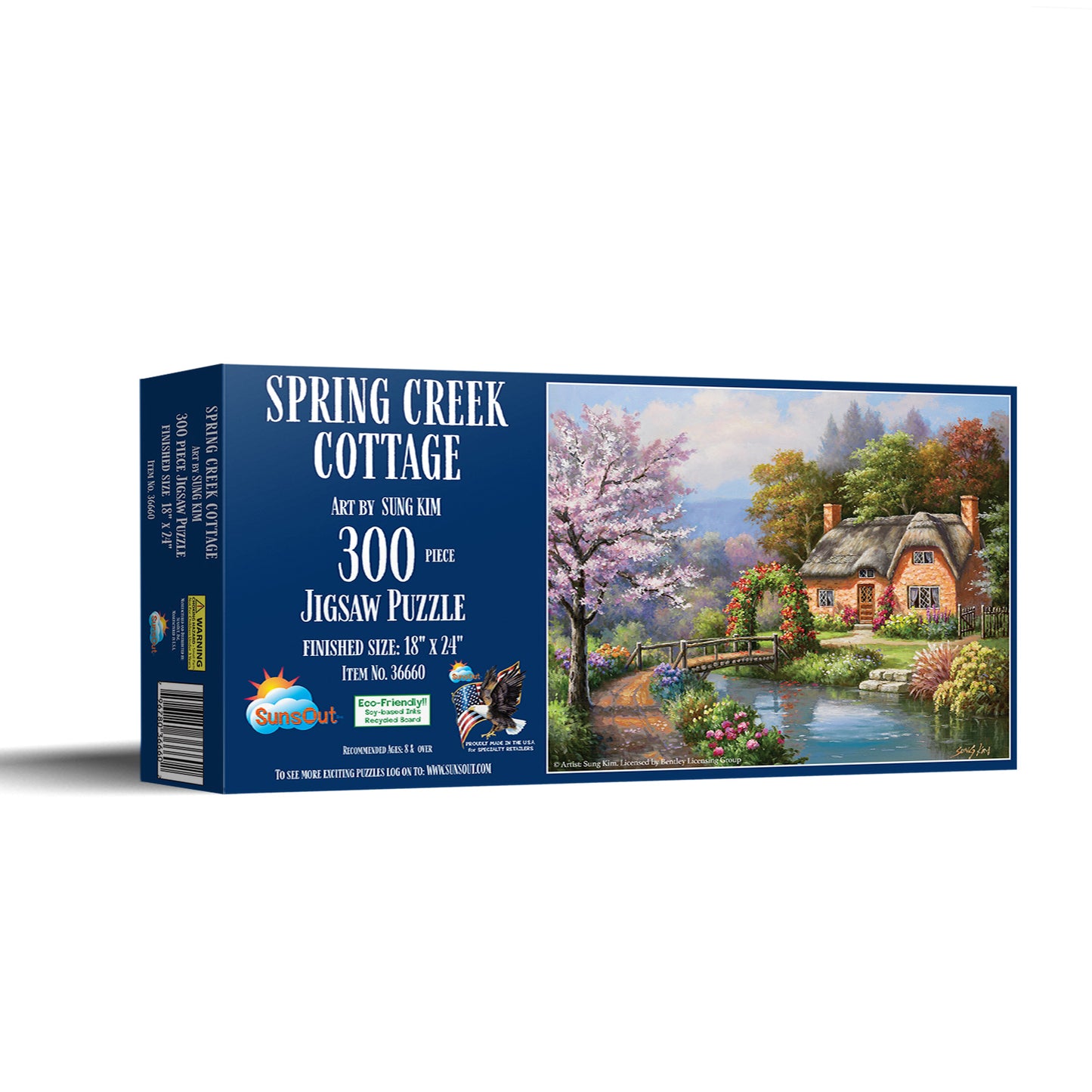Spring Creek Cottage 300 pc  Jigsaw Puzzle 36660