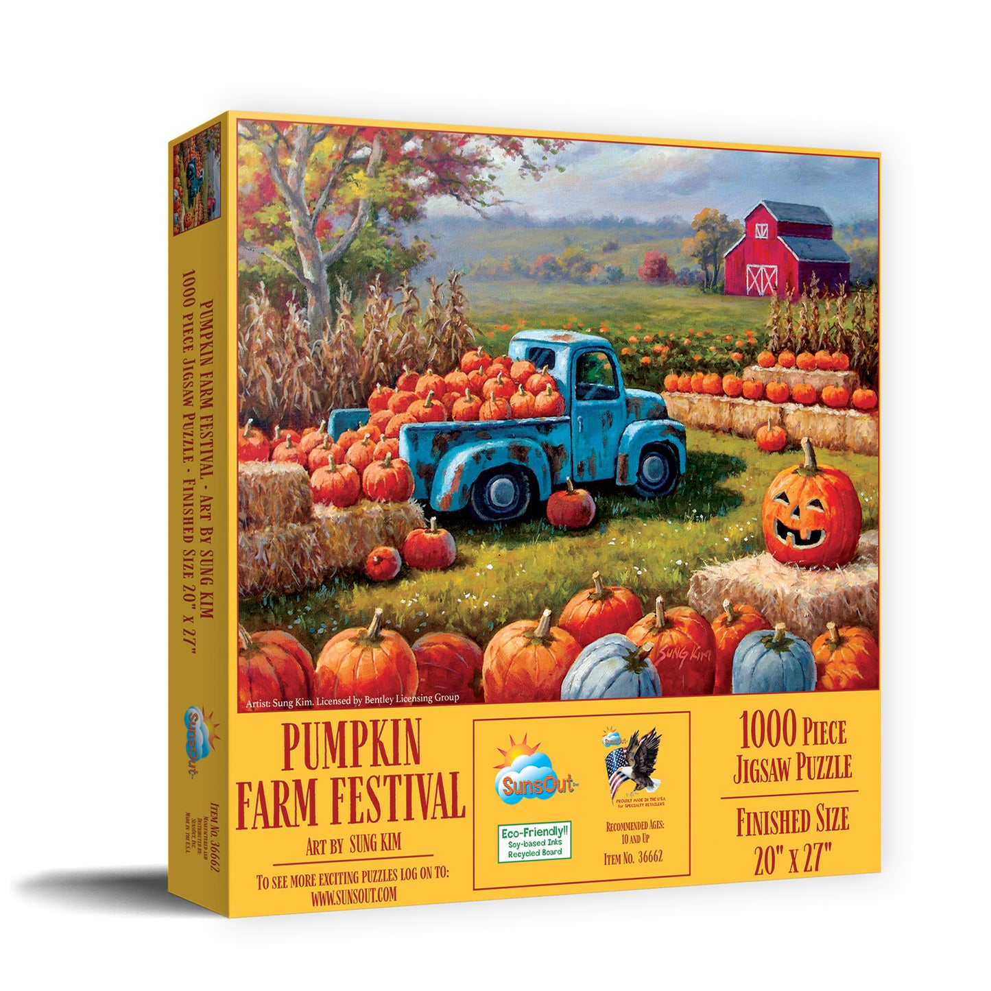 Pumpkin Farm Festival 1000 pc  Jigsaw Puzzle 36662