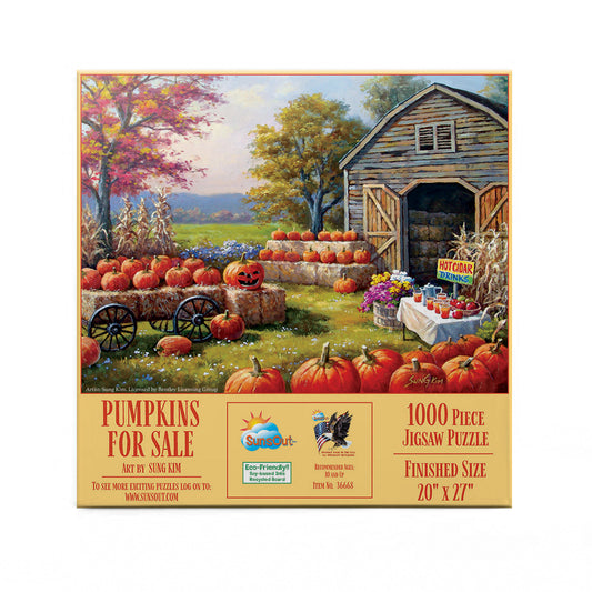 Pumpkins for Sale 1000 pc  Jigsaw Puzzle 36668
