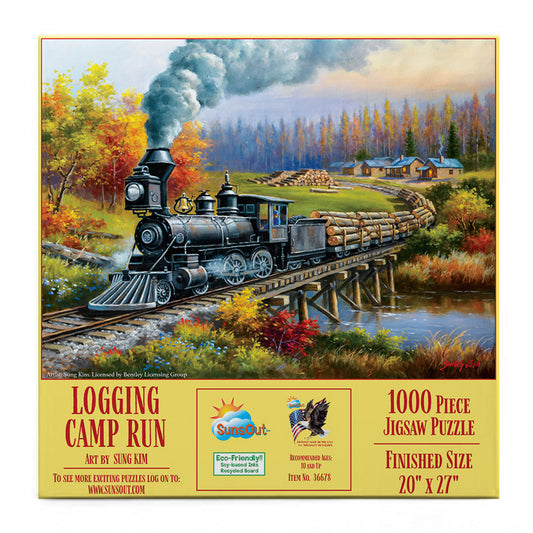 Logging Camp Run 1000 pc  Jigsaw Puzzle 36678