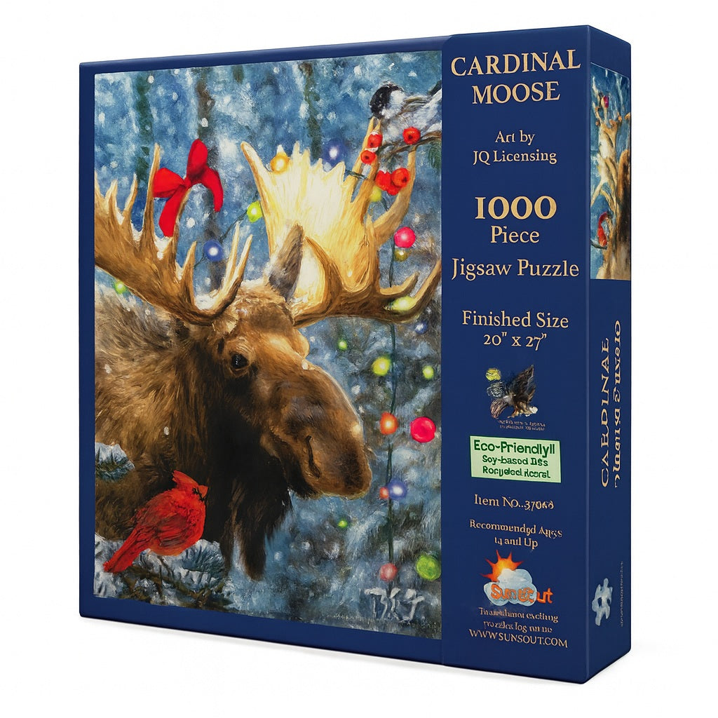 Cardinal Moose 1000 pc  Jigsaw Puzzle 37052
