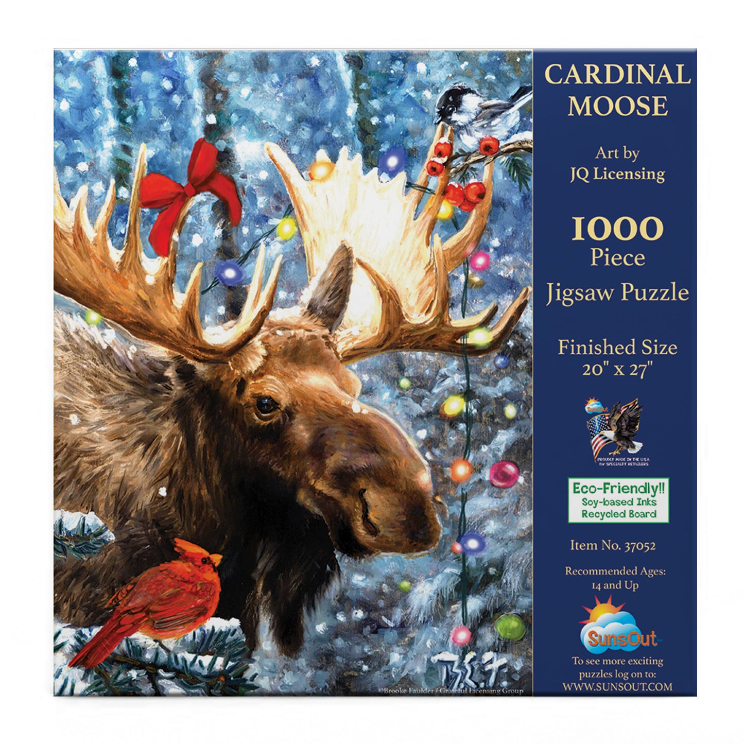 Cardinal Moose 1000 pc  Jigsaw Puzzle 37052