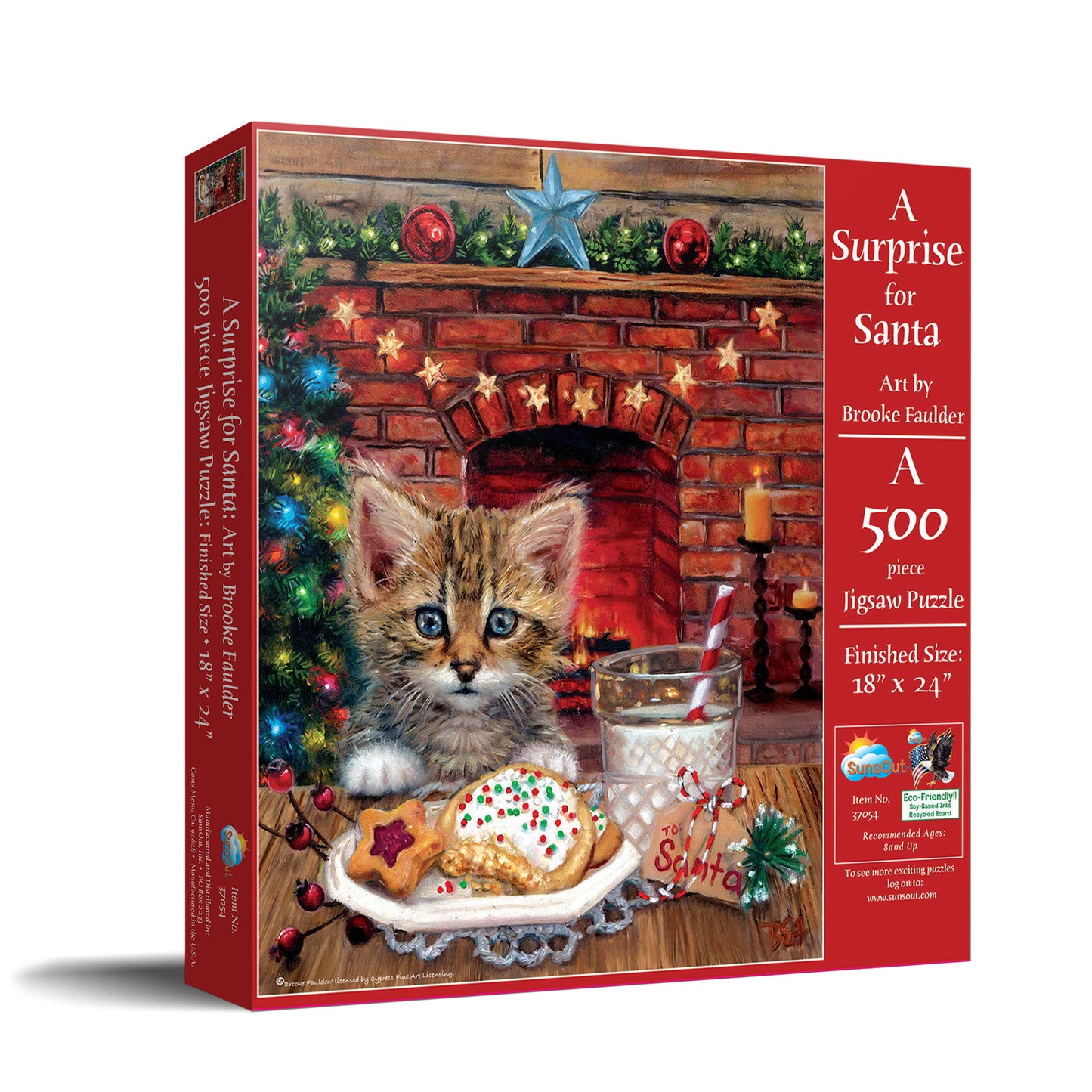 A Surprise for Santa 500 pc  Jigsaw Puzzle 37054