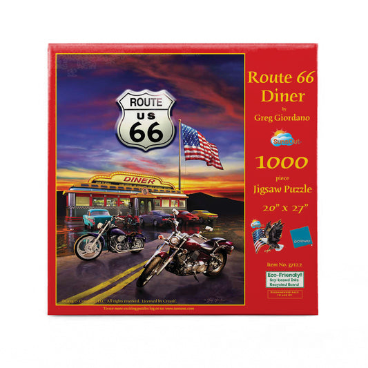 Route 66 Diner 1000 pc  Jigsaw Puzzle 37122