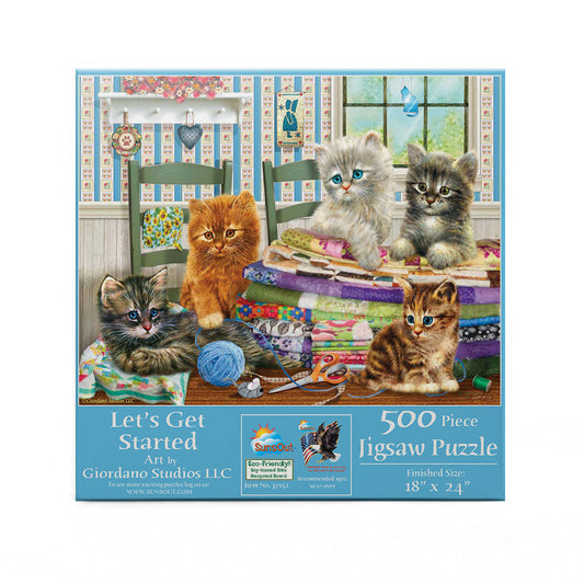 Let's Get Started 500 pc  Jigsaw Puzzle 37152