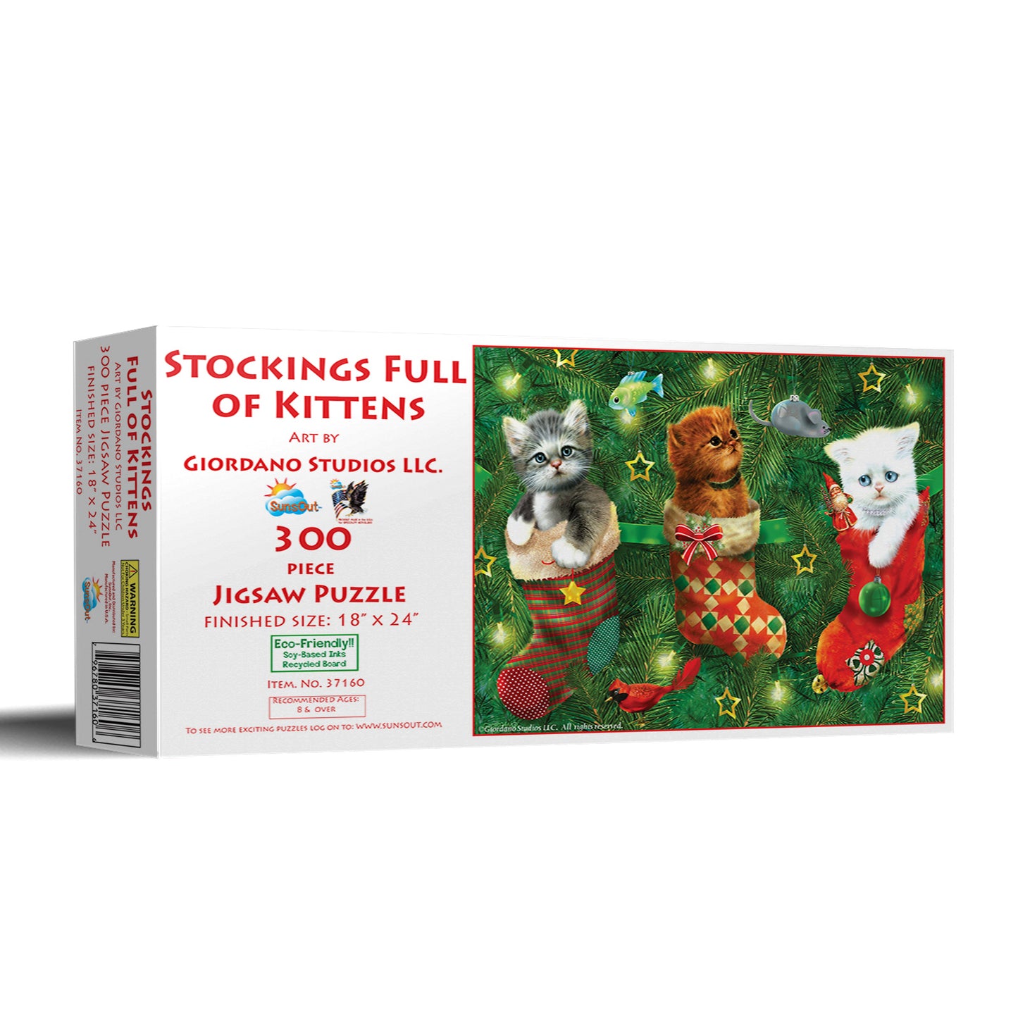 Stockings Full of Kittens 300 pc  Jigsaw Puzzle 37160