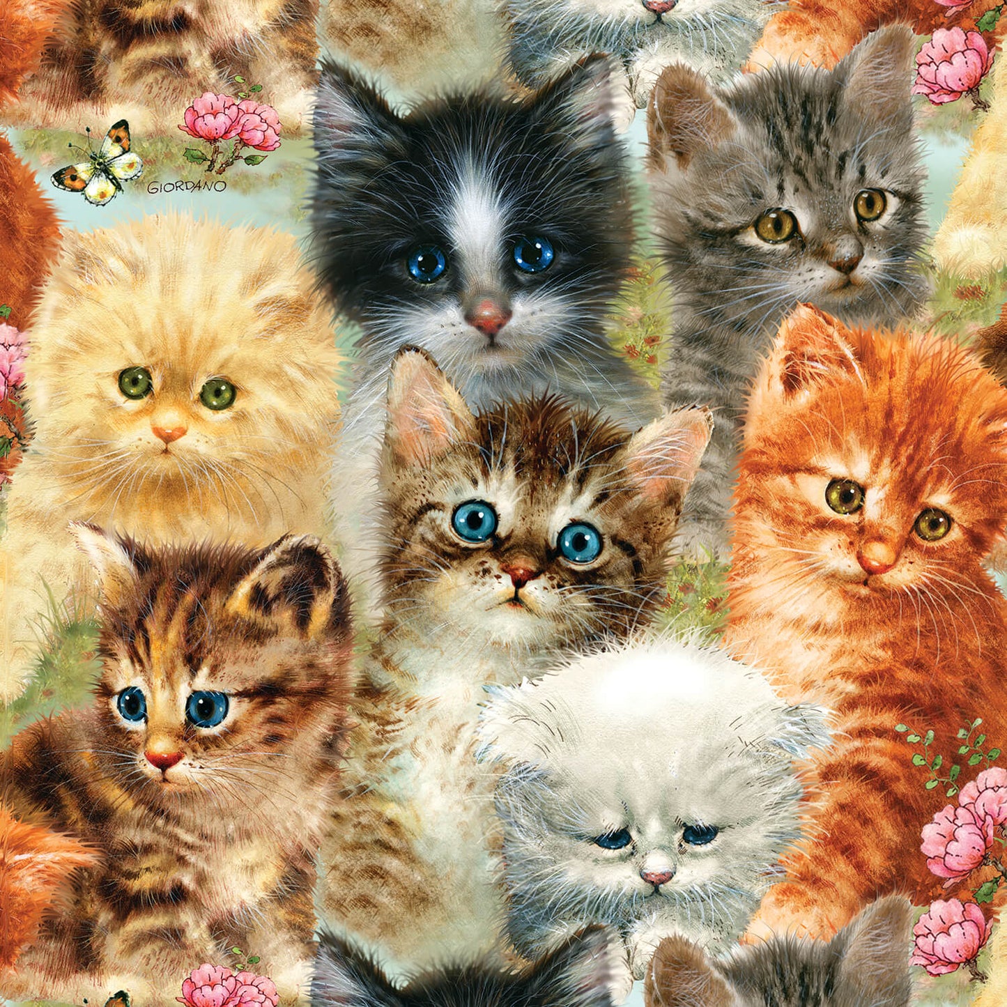 A Pile of Kittens 500 500 pc  Jigsaw Puzzle 37194