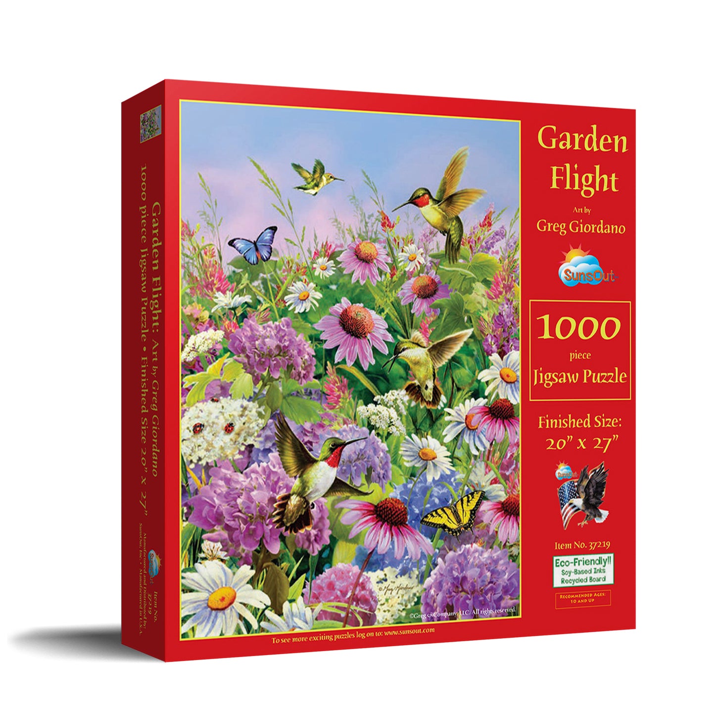 Garden Flight 1000 pc  Jigsaw Puzzle 37219
