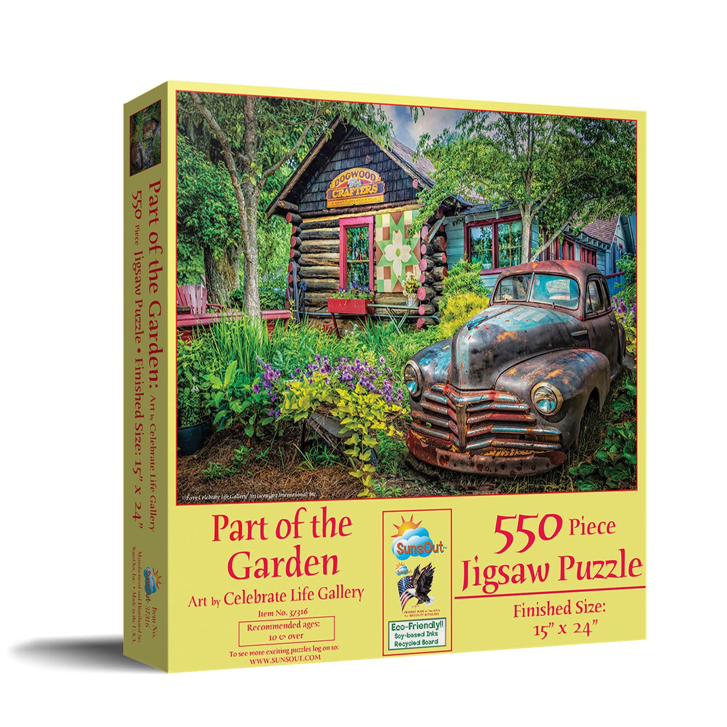 Part of the Garden 550 pc  Jigsaw Puzzle 37316