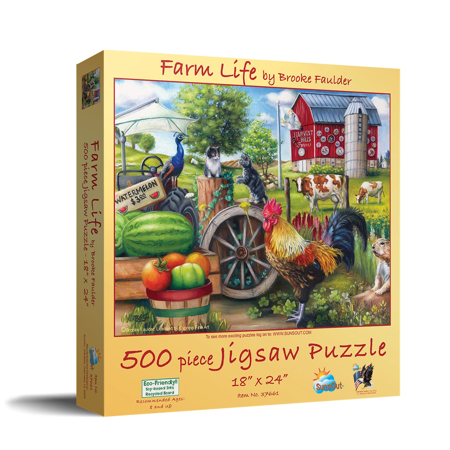 Farm Life 500 pc  Jigsaw Puzzle 37661
