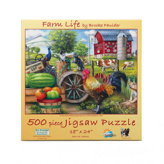 Farm Life 500 pc  Jigsaw Puzzle 37661