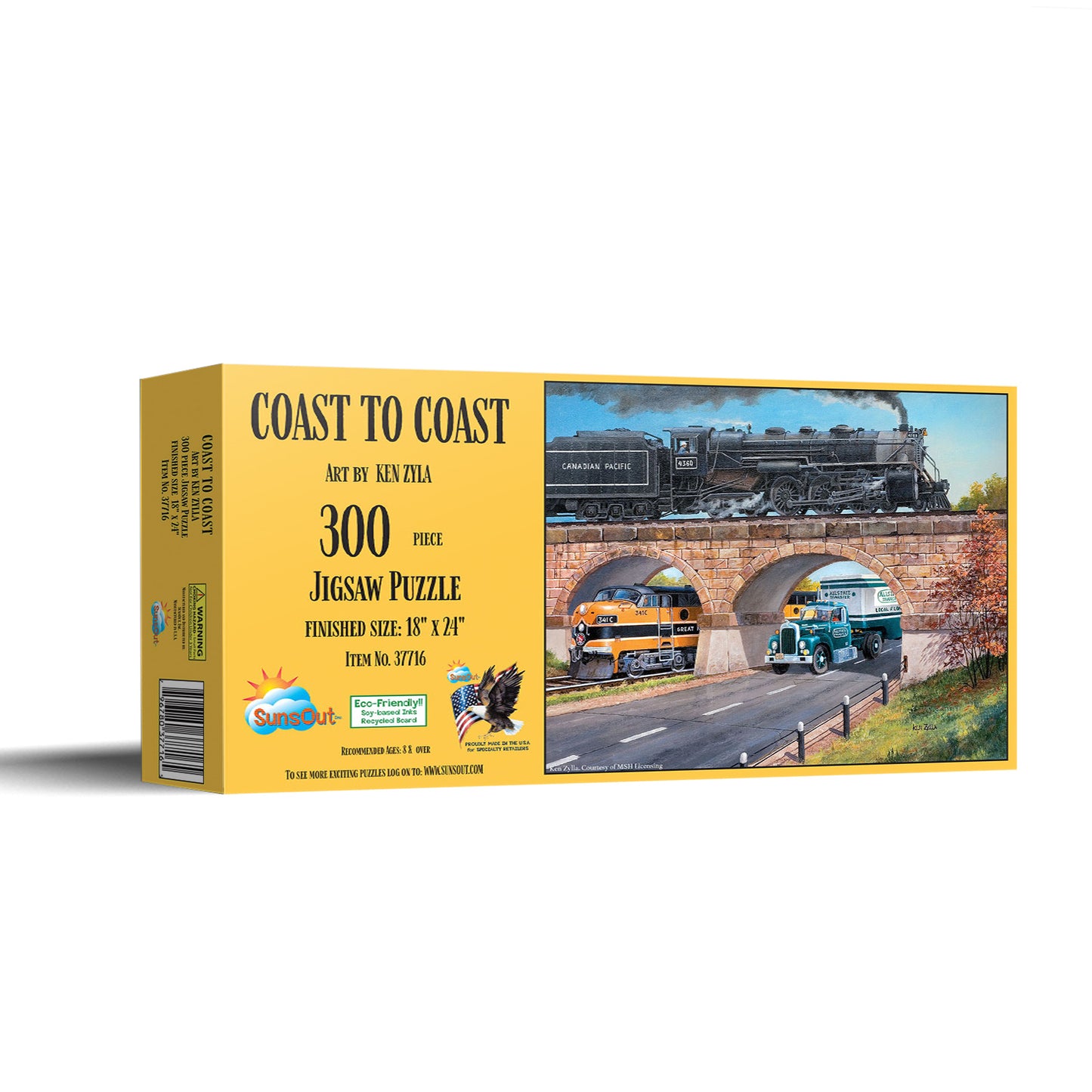 Coast to Coast 300 pc  Jigsaw Puzzle 37716