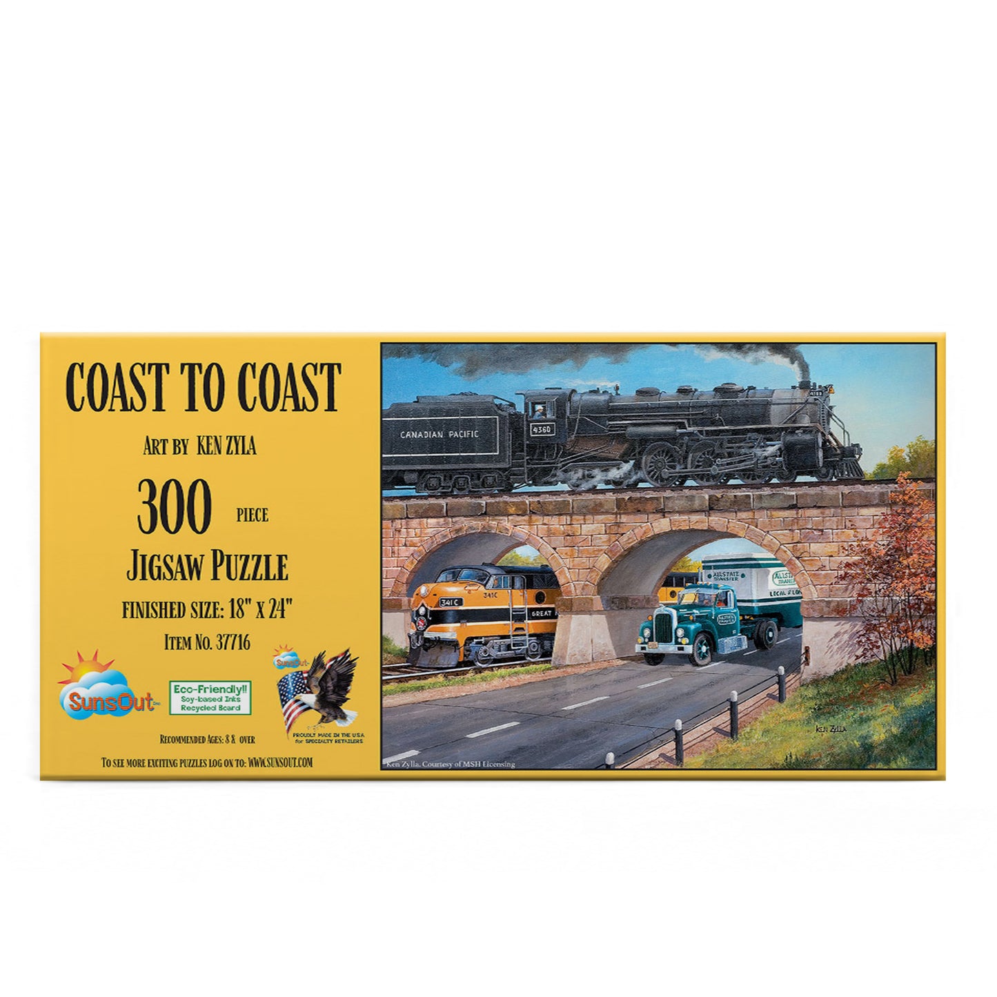 Coast to Coast 300 pc  Jigsaw Puzzle 37716