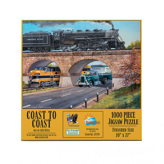 Coast to Coast 1000 pc  Jigsaw Puzzle 37719