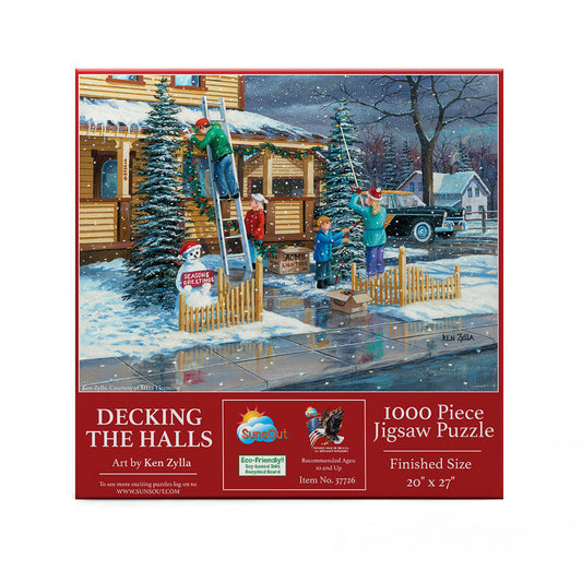 Deck the Halls 1000 pc  Jigsaw Puzzle 37726