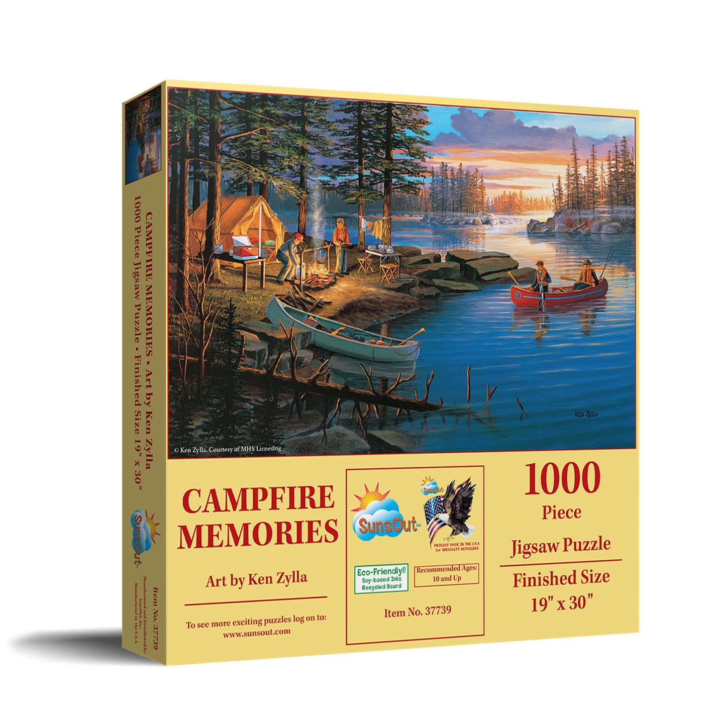 Campfire Memories 1000 pc  Jigsaw Puzzle 37739