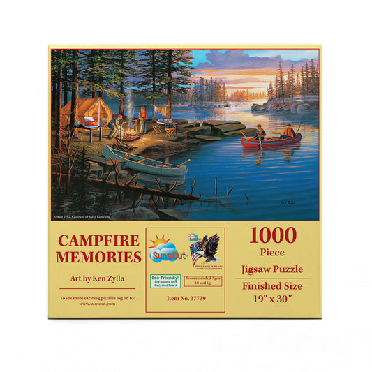 Campfire Memories 1000 pc  Jigsaw Puzzle 37739