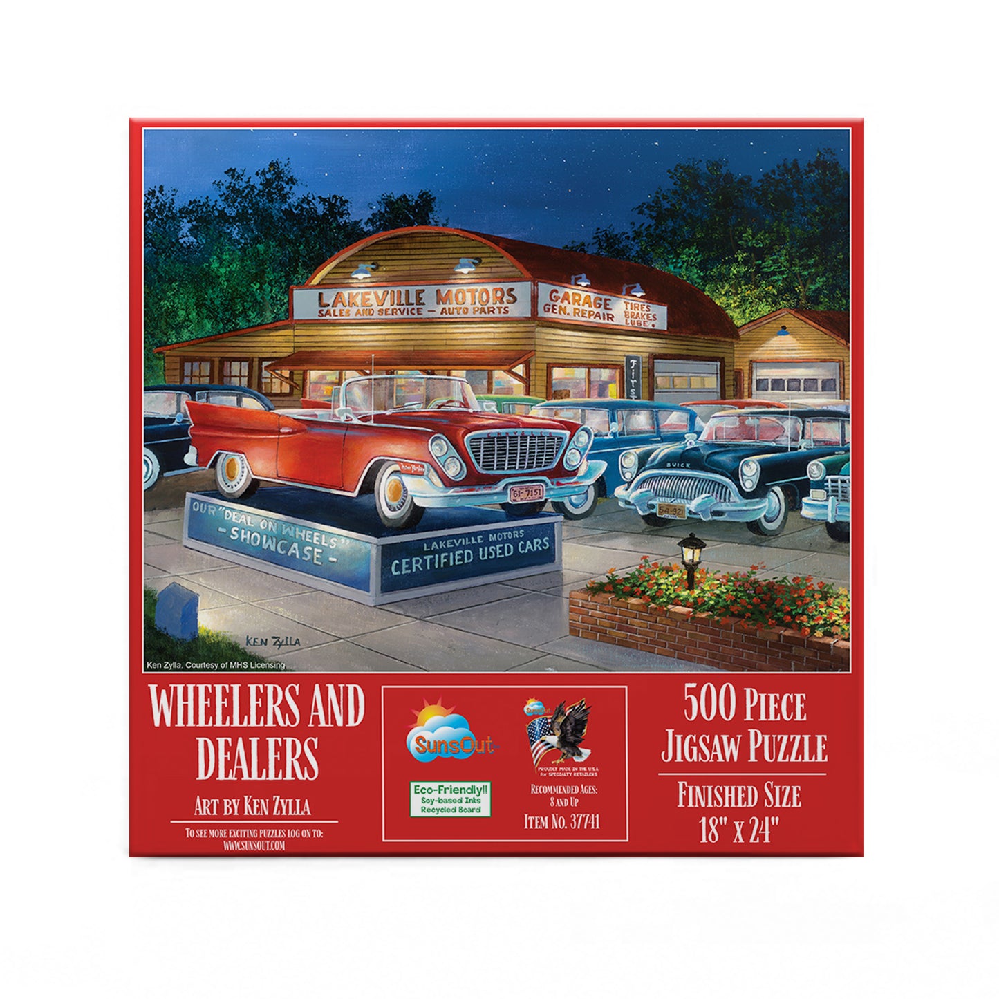 Wheelers and Dealers 500 pc  Jigsaw Puzzle 37741