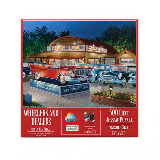 Wheelers and Dealers 500 pc  Jigsaw Puzzle 37741