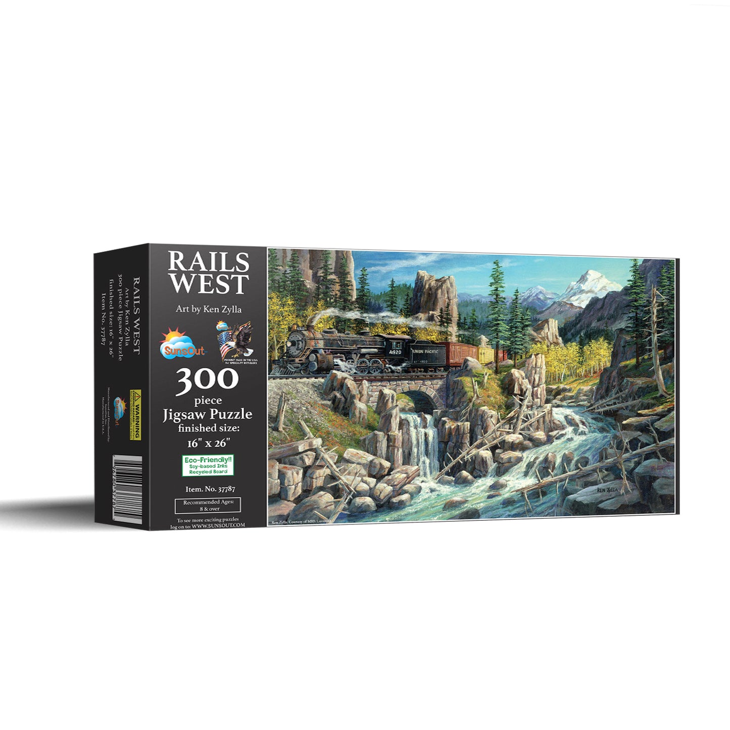Rails West 300 pc  Jigsaw Puzzle 37787