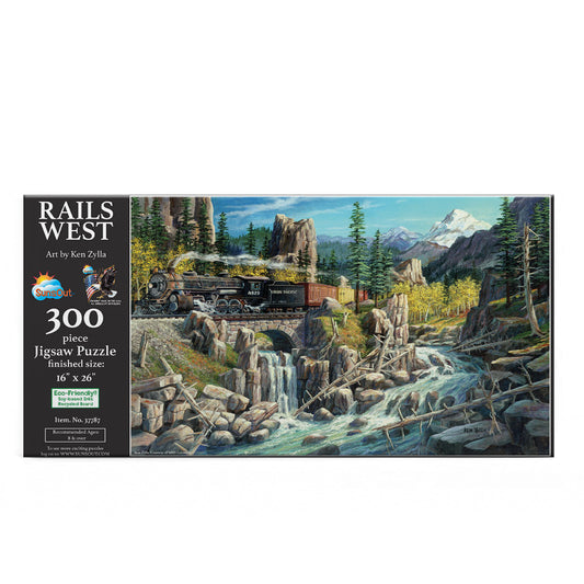 Rails West 300 pc  Jigsaw Puzzle 37787