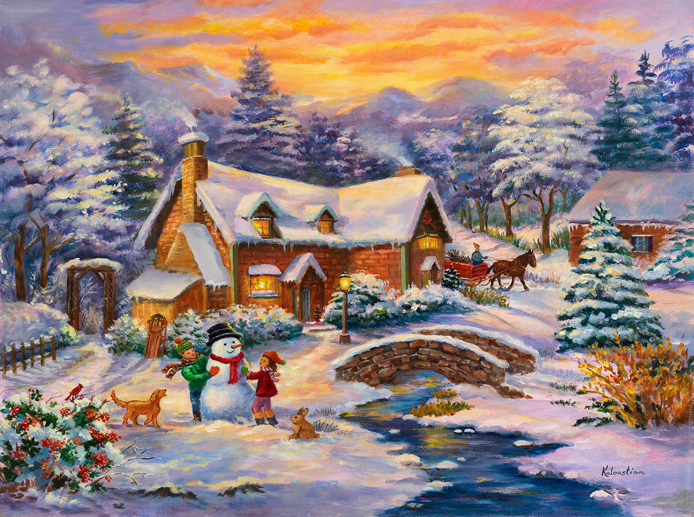 Winter Wonderland 550 pc  Jigsaw Puzzle 37932