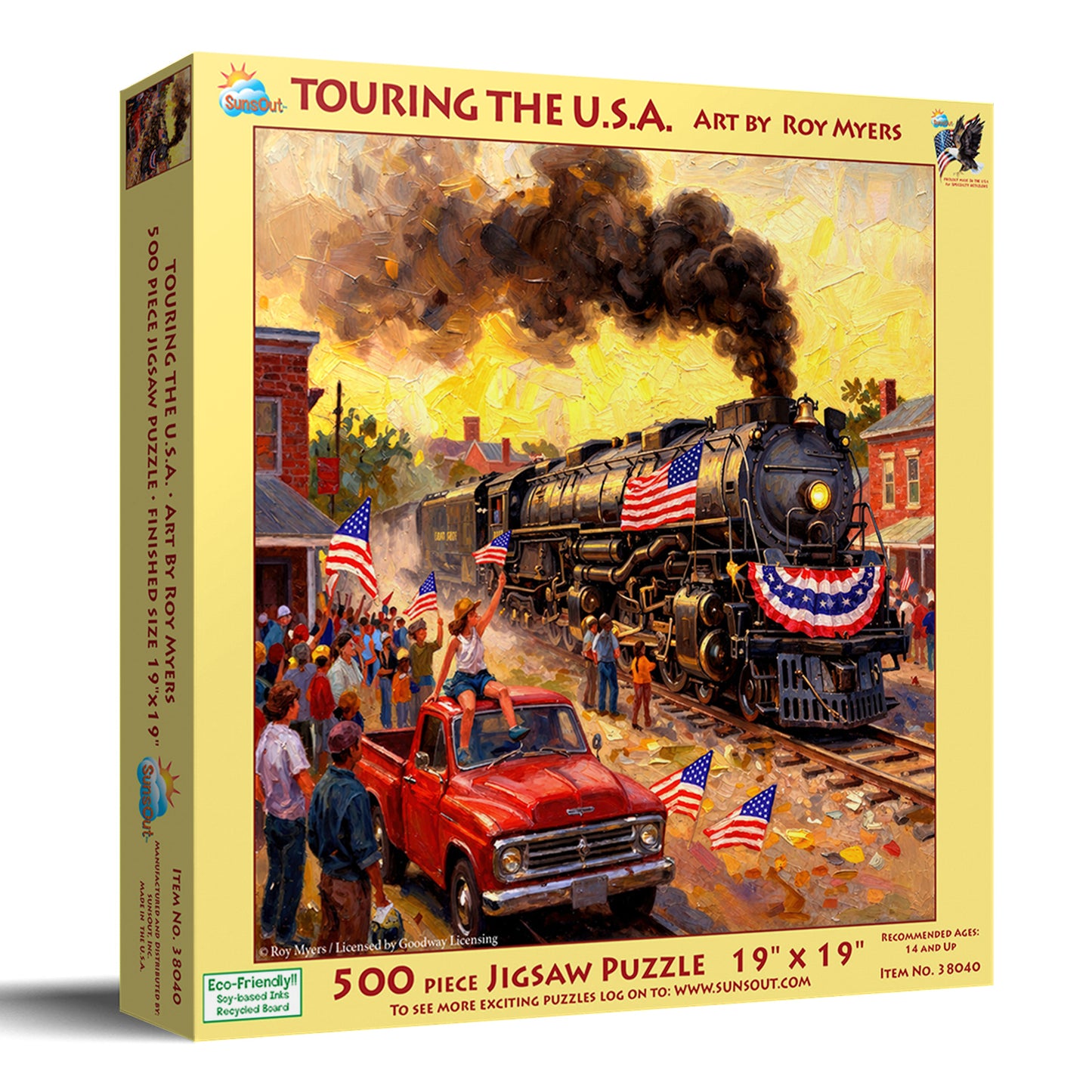 Touring the U.S.A. 500 pc  Jigsaw Puzzle 38040
