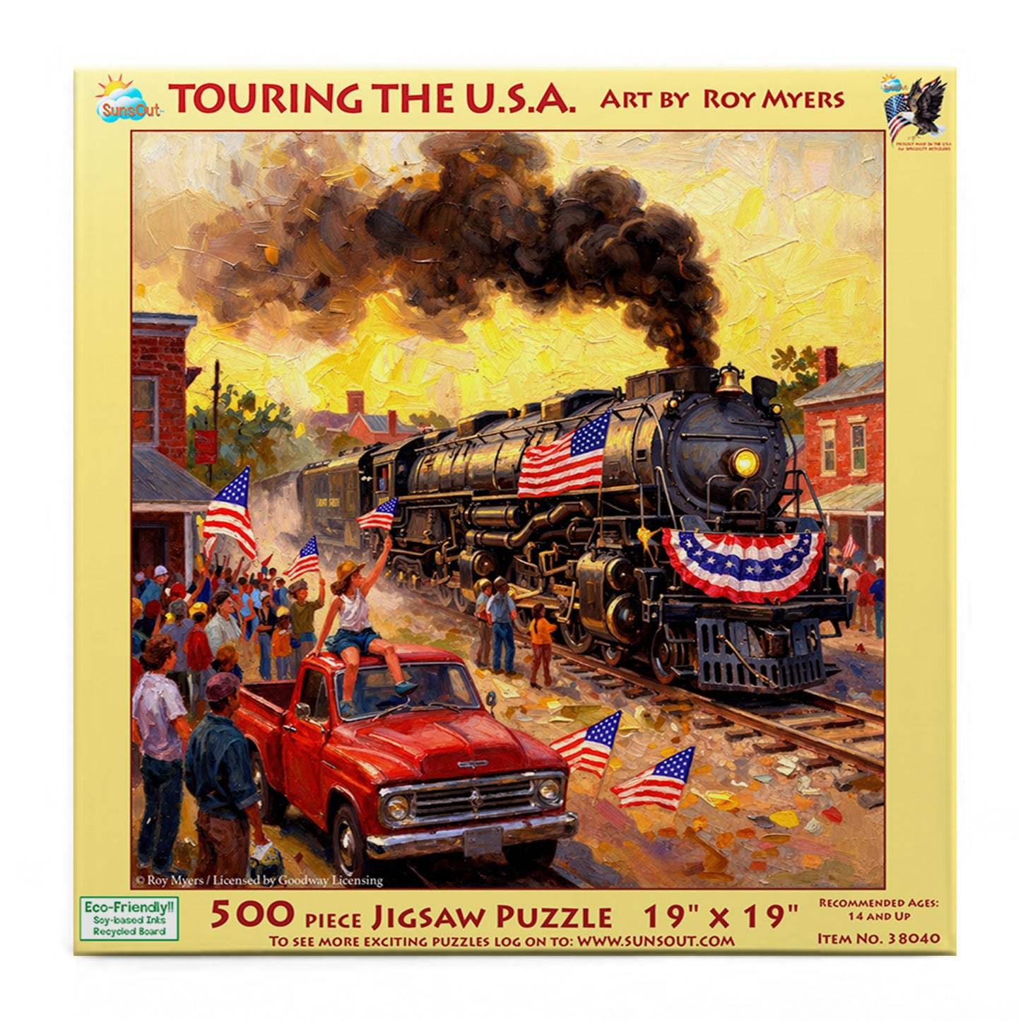 Touring the U.S.A. 500 pc  Jigsaw Puzzle 38040