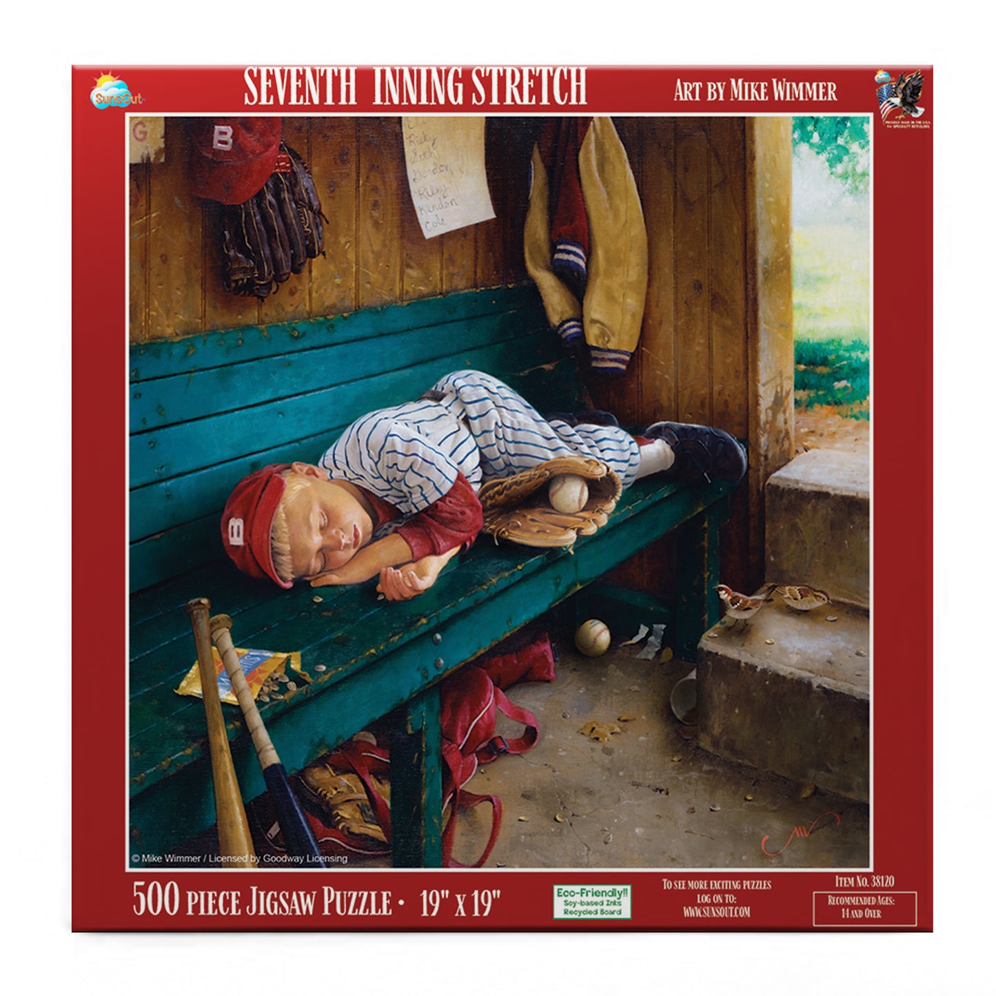 Seventh Inning Stretch 500 pc  Jigsaw Puzzle 38120