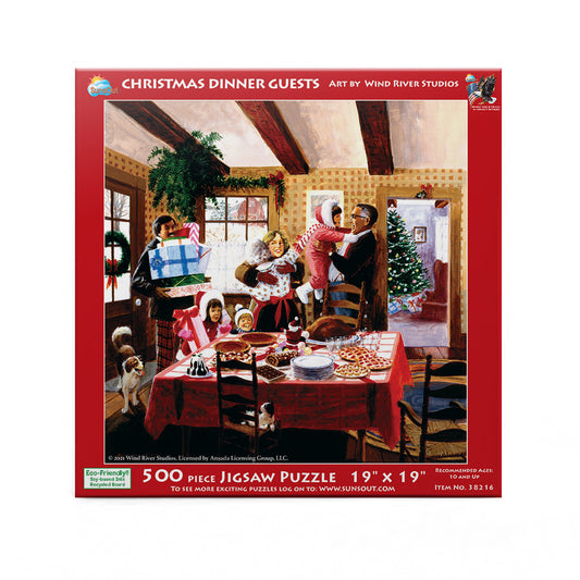 Christmas Dinner Guests 500 pc  Jigsaw Puzzle 38216