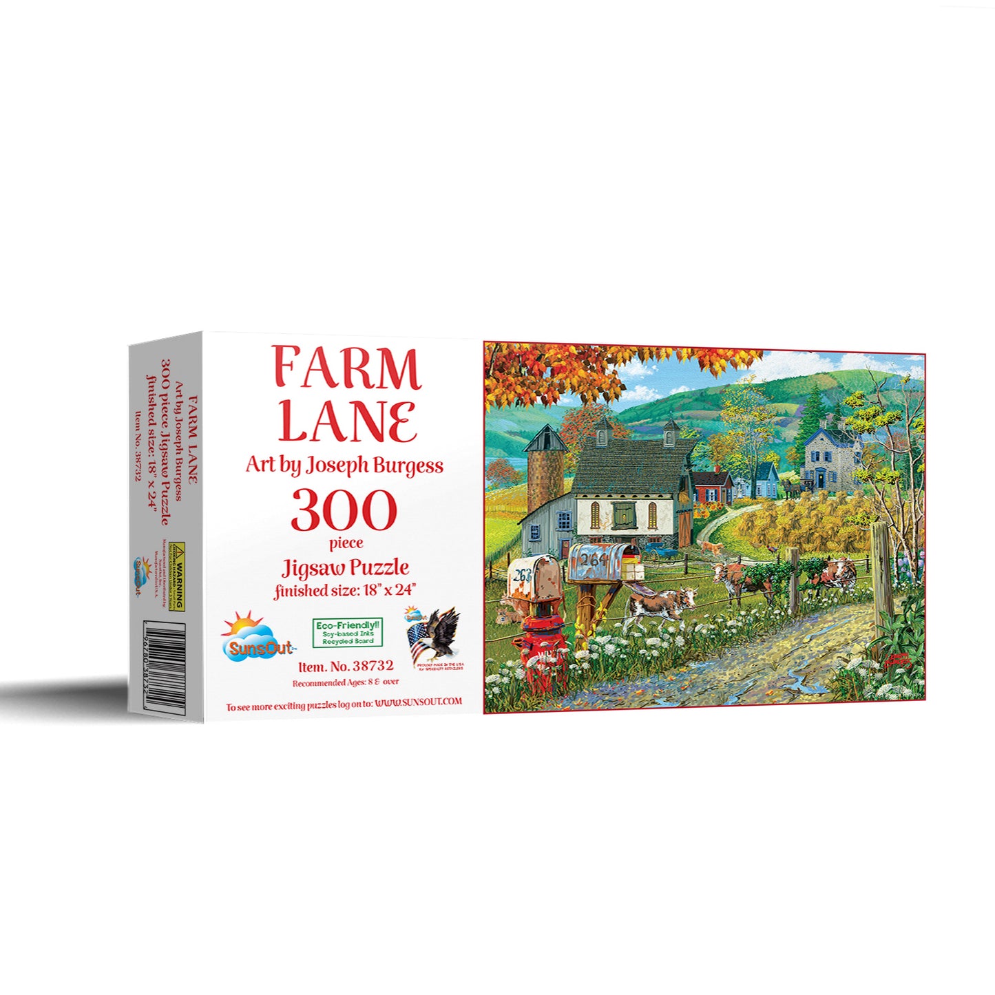 Farm Lane 300 pc  Jigsaw Puzzle 38732