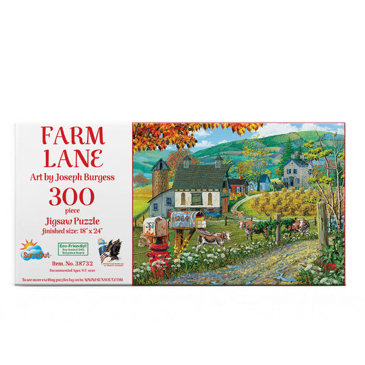 Farm Lane 300 pc  Jigsaw Puzzle 38732