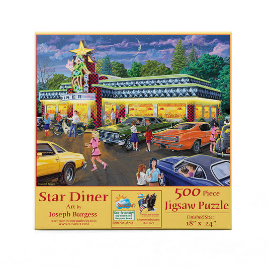 Star Diner 500 pc  Jigsaw Puzzle 38744
