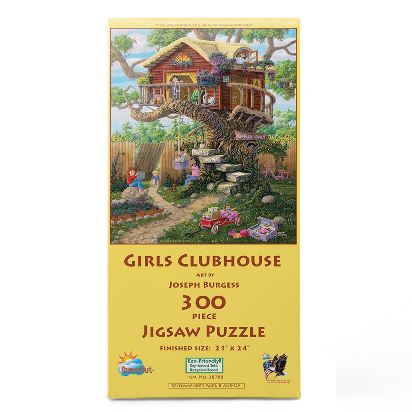 Girls Clubhouse 300 pc  Jigsaw Puzzle 38788
