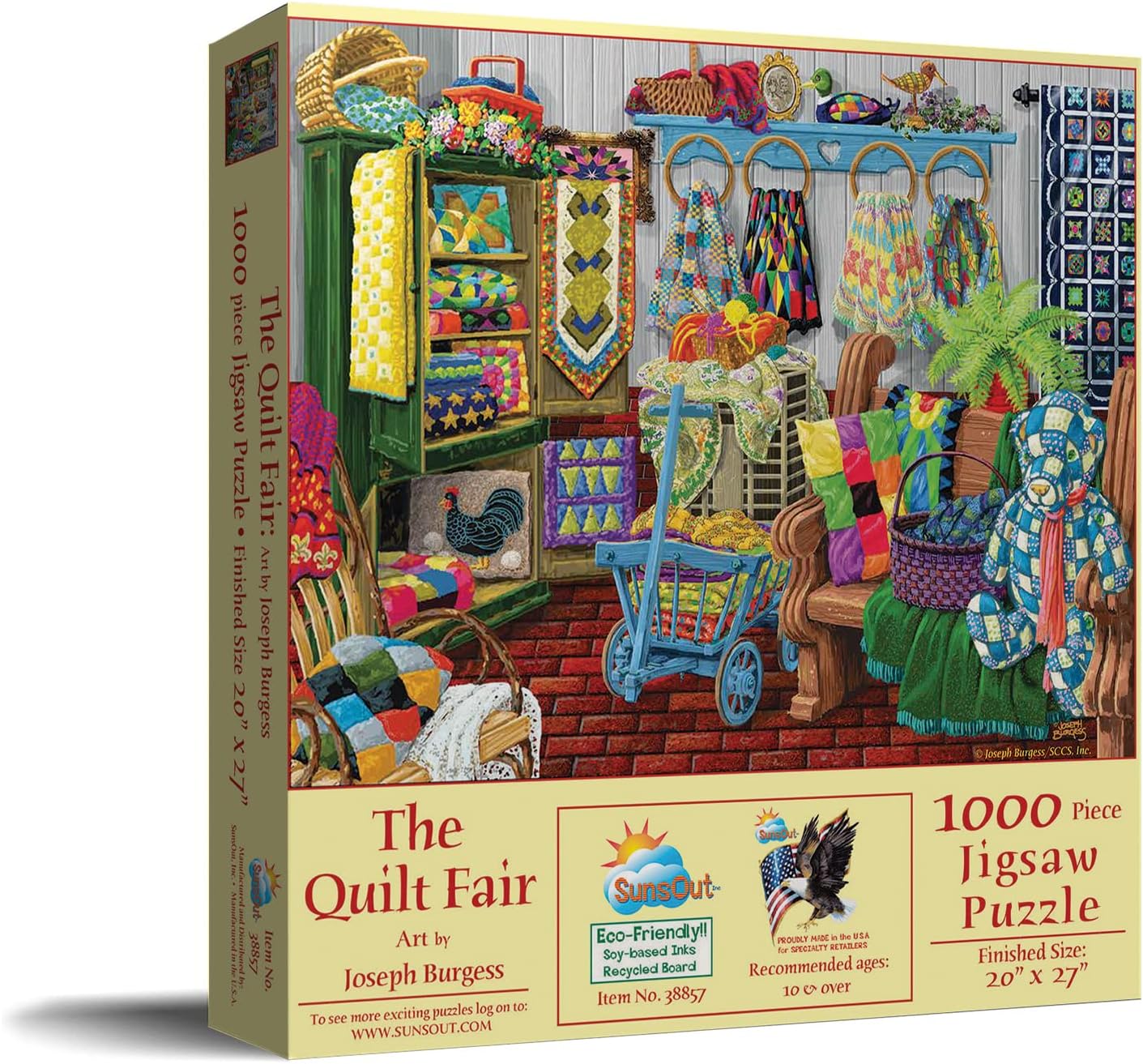The Quilt Fair 1000 pc  Jigsaw Puzzle 38857