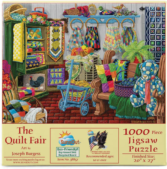 The Quilt Fair 1000 pc  Jigsaw Puzzle 38857