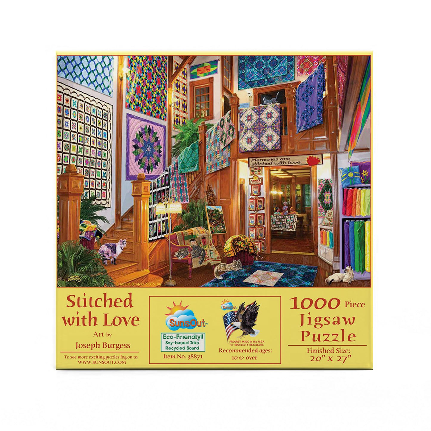 Stitched With Love a 1000 pc  Jigsaw Puzzle 38871