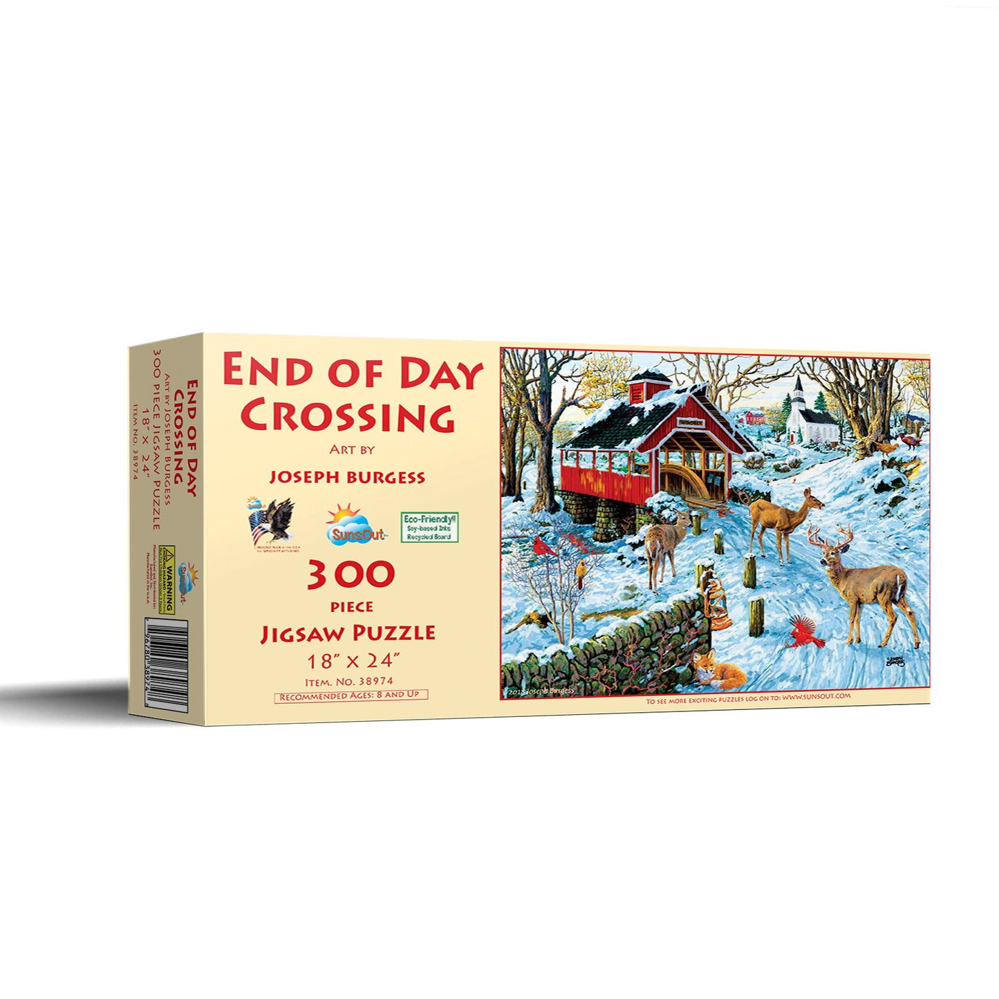 End of Day Crossing 300 pc  Jigsaw Puzzle 38974