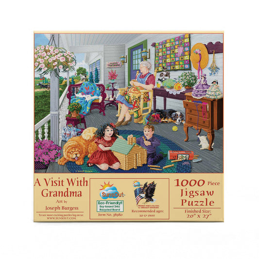 A Visit to Grandma's 1000 pc  Jigsaw Puzzle 38980