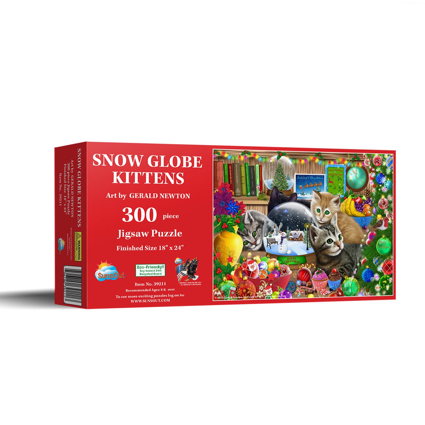 Snow globe Kittens 300 pc  Jigsaw Puzzle 39211