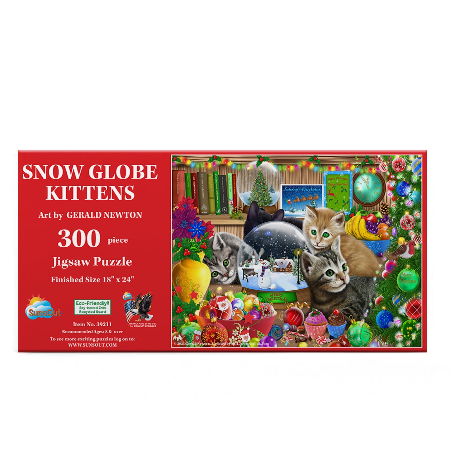 Snow globe Kittens 300 pc  Jigsaw Puzzle 39211