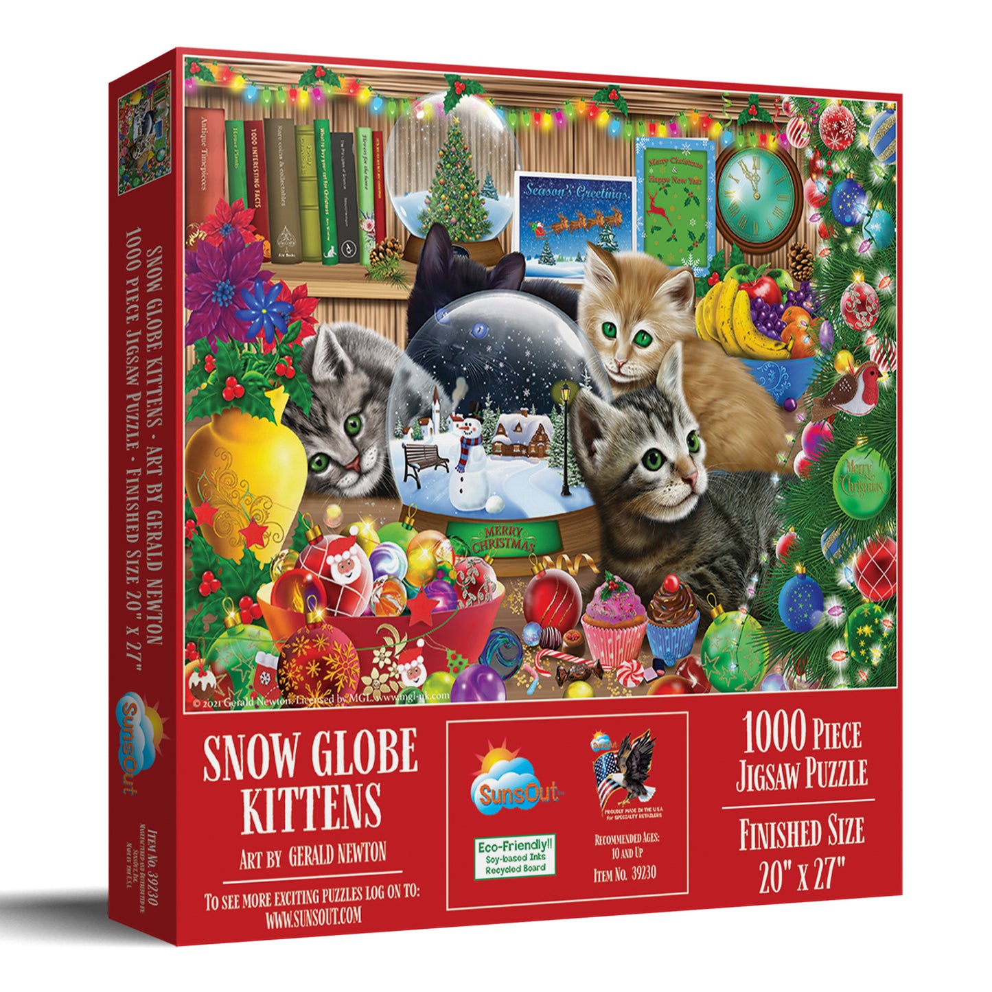 Snow Globe Kitten 1000 pc  Jigsaw Puzzle 39230
