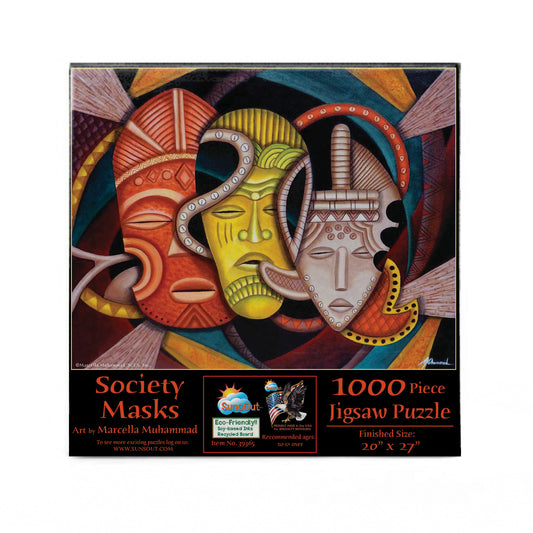 Society Masks 1000 pc  Jigsaw Puzzle 39365