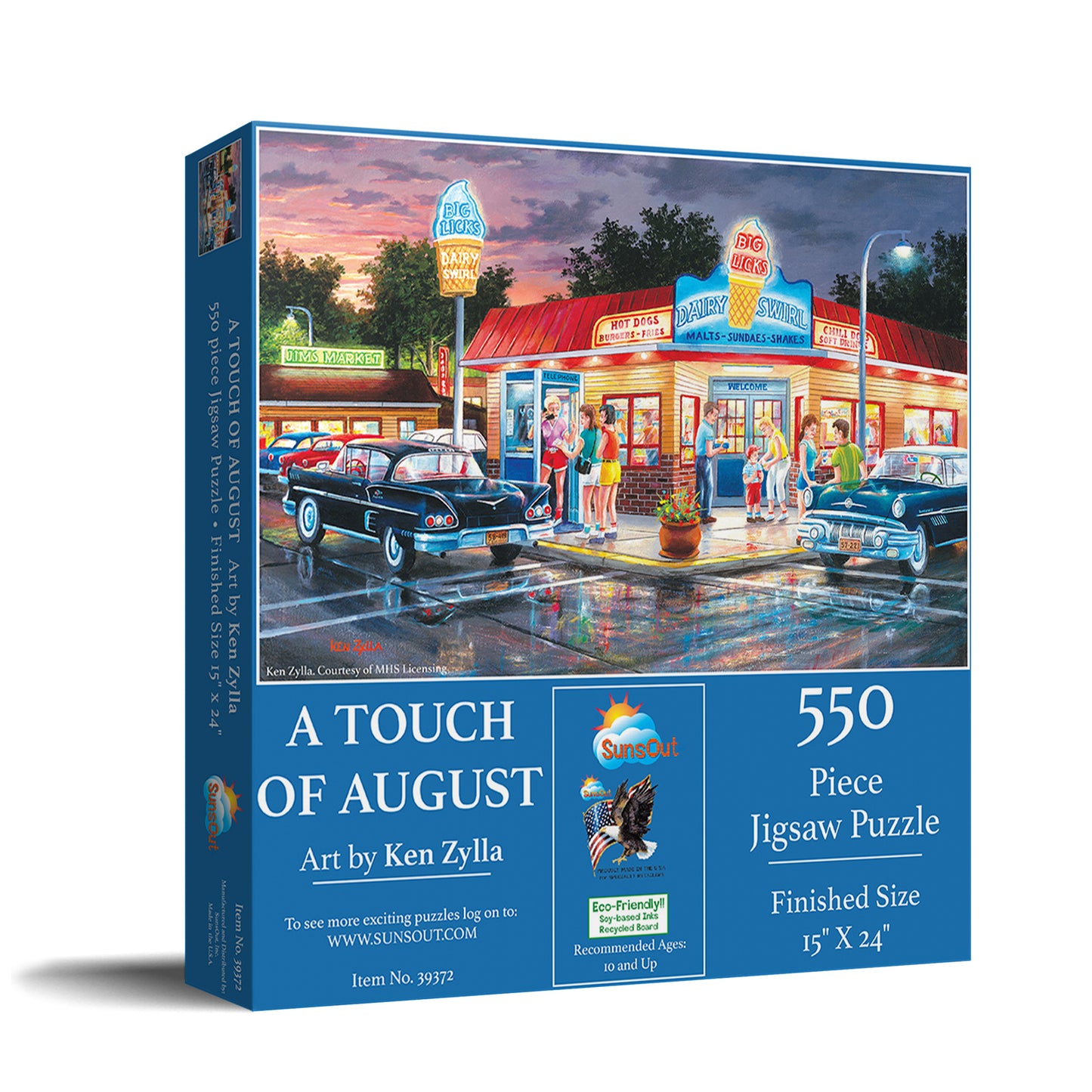 A Touch of August 550 pc  Jigsaw Puzzle 39372
